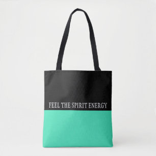 Simply colours MINT & your Text Tote Bag
