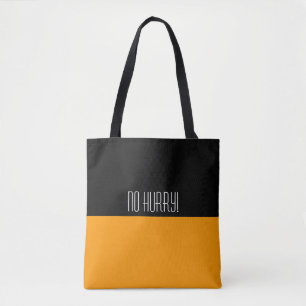 Simply colours ORANGE & your Text Tote Bag