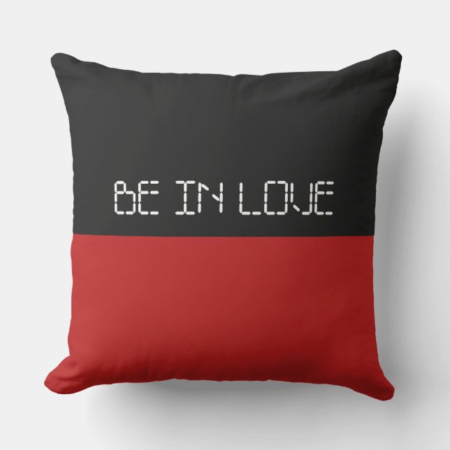 Simply colours RED & your Text Cushion (Front)
