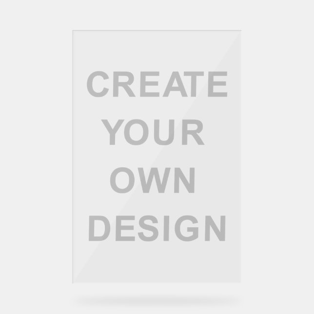 Simply - Create Your Own Acrylic Sign (Front)