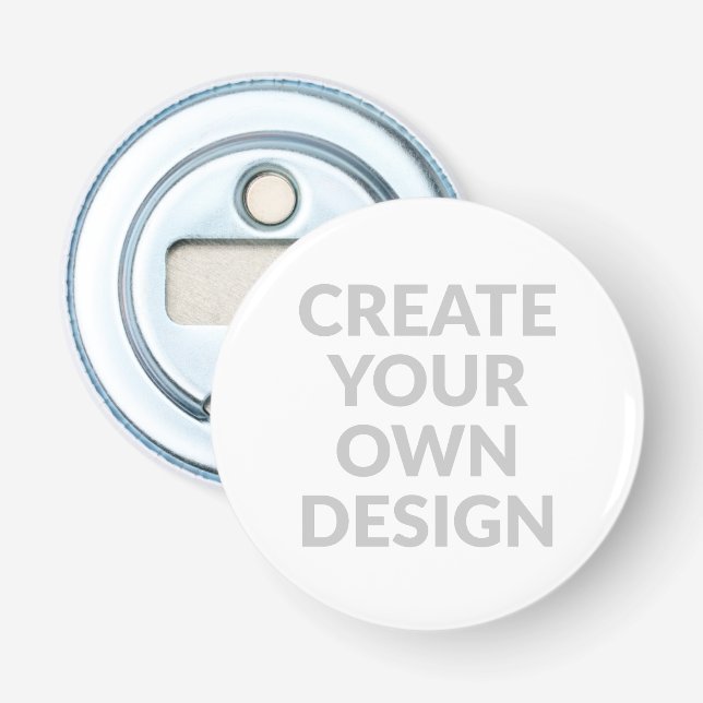 Simply - Create Your Own Button Bottle Opener (Front)