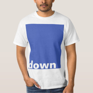 Simply design "rectangle blue down" + your ideas T-Shirt