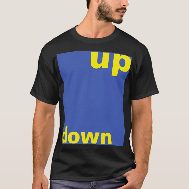 Simply design "rectangle blue up down" + your idea T-Shirt (Front)