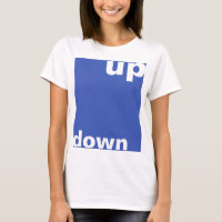 Simply design "rectangle blue up down" + your idea