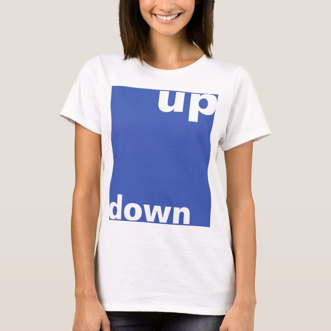Simply design "rectangle blue up down" + your idea T-Shirt (Front)