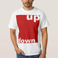 Simply design "rectangle red up down" + your idea