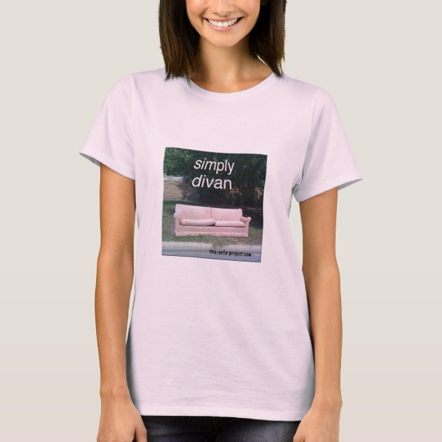 Simply divan pink ladies' tee (Front)