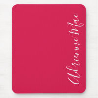 Simply Elegant Crimson Red Personalized