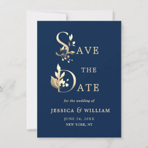 Simply Elegant Eucalyptus Wedding Save the Date