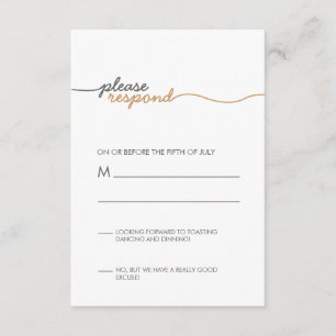 Simply Elegant Gold Response