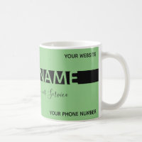 Simply elegant green black stripe business card