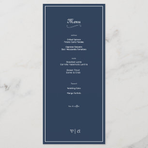 Simply Elegant Nautical Blue 2 with Border Menu