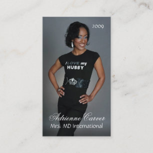 Simply Elegant Pageant Business Card