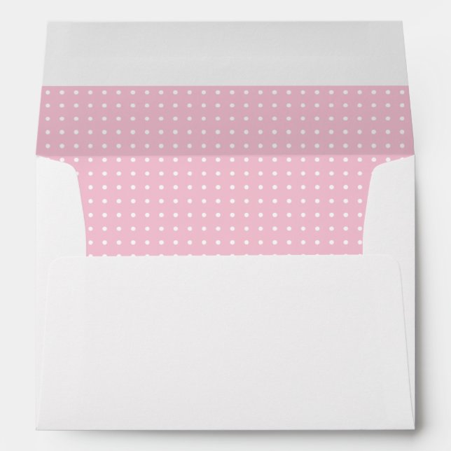 Simply Elegant Pink Customised Envelope (Back (Bottom))