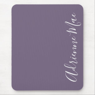 Simply Elegant Purple Grape Personalized Mouse Pad