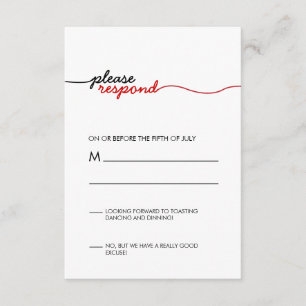 Simply Elegant Red Response