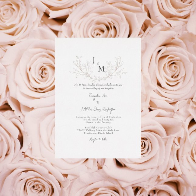 Simply Elegant Rose Gold Foliage Wedding  (Creator Uploaded)
