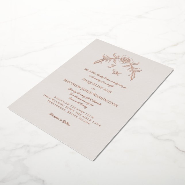 Simply Elegant Rose Gold Vintage II (Rotated)