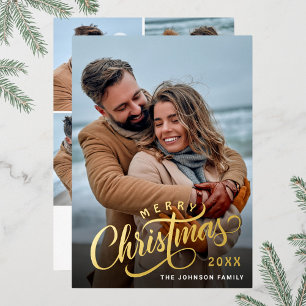 Simply Elegant Sparkle Christmas 5 PHOTO Gold