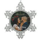 Simply Elegant Wedding Photo White Script Monogram