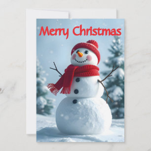 Simply Enspired Frosty The Snowman Christmas Holiday Card