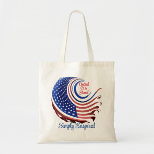 Simply Enspired United We Stand Patriot Tote Bag