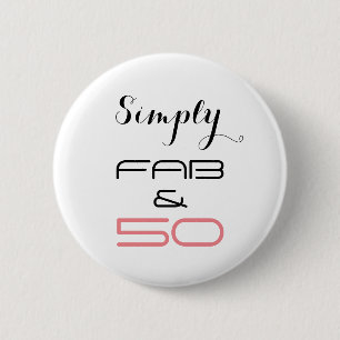 Simply Fab & 50 - Button