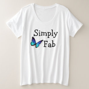 Simply Fab Womens Plus Size T-Shirt