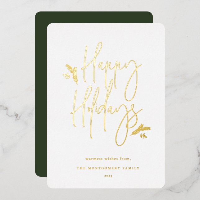 Simply Festive Script (Front/Back)