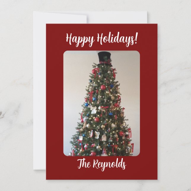Simply Flat Holiday Card (Front)