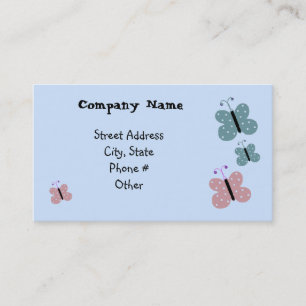Simply Fluttering Butterflies Business Card