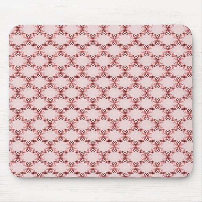 Simply Glamourous Mousepad, Red Mouse Pad (Front)