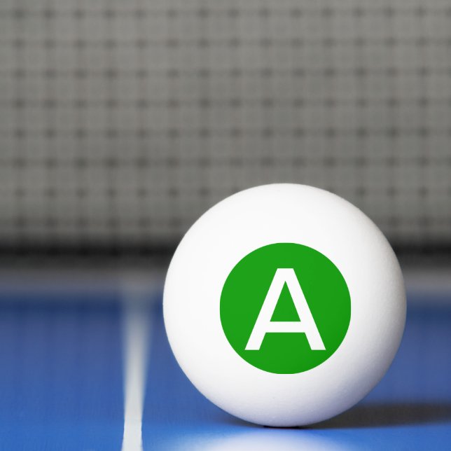 Simply Green Solid Colour Ping Pong Ball (Net)
