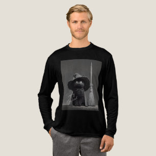 Simply Magical Witch Cat Tri-Blend Shirt