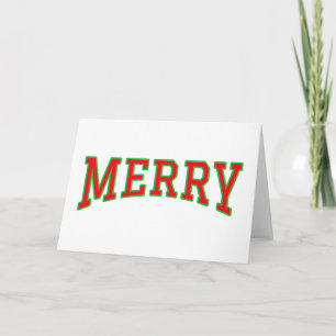 Simply Merry Classic Holiday Greeting Card