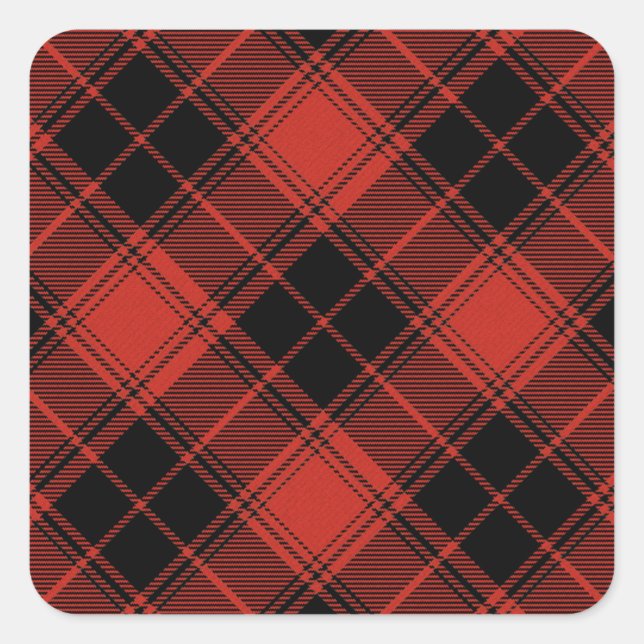 Simply Merry Plaid Envelope Seal (Front)