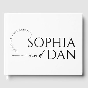 Simply Minimal Wedding Guest Book