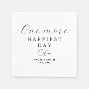 Simply Minimalistic Wedding Napkins