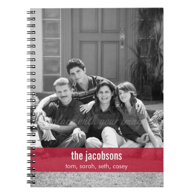 Simply Modern Band Personalised Notebook (Front)