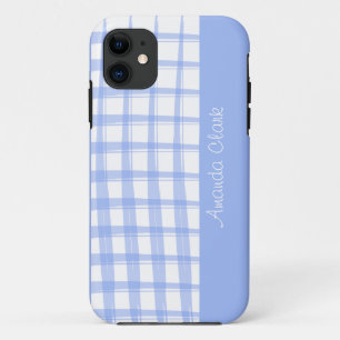 Simply Modern Blue Lattice Design Case-Mate iPhone Case