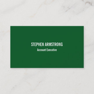 Simply modern evergreen minimalist professional business card