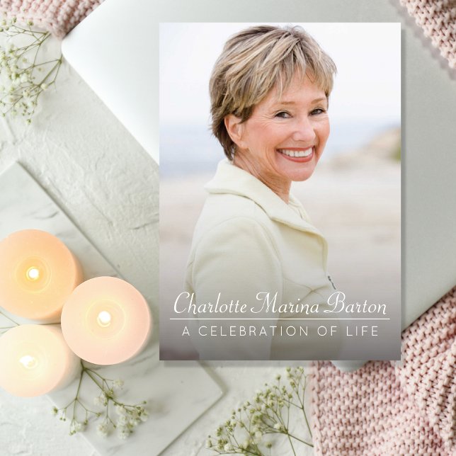 Simply Modern Photo Folded Program Programme (Creator Uploaded)