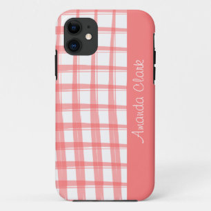 Simply Modern Red Lattice Design Case-Mate iPhone Case