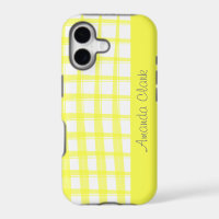 Simply Modern Yellow Lattice Design