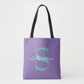 Simply Monograms & Names + your backgr. & ideas Tote Bag