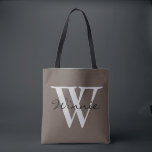 Simply Monograms & Names   your backgr. & ideas Tote Bag<br><div class="desc">Simply mental snapshot & idea designs by EDDA Fröhlich / EDDArt | Templates for your own Monogram and Name. | For more ideas and designs, feel free to write me an eMail: contact@eddart.de or have a look here: www.zazzle.com/simply_ideas* | Have fun and be happy :-) | Monogram Example: W |...</div>