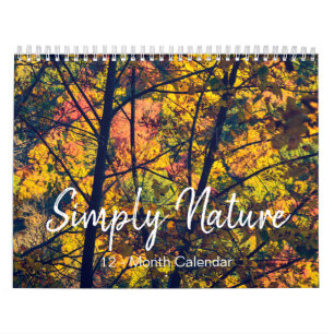 Simply Nature Seasonal 12-Month Calendar