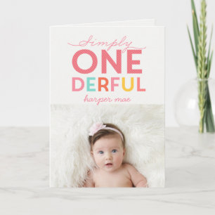 SIMPLY ONEDERFUL WONDERFUL CARD