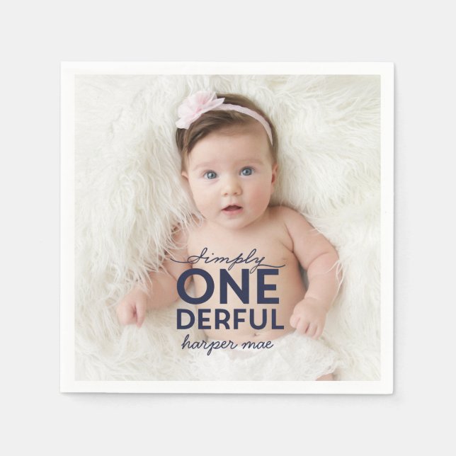 SIMPLY ONEDERFUL WONDERFUL PAPER NAPKINS (Front)