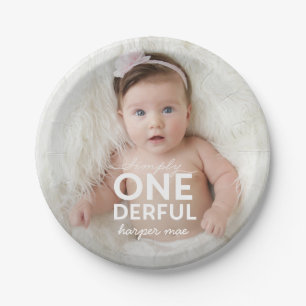 SIMPLY ONEDERFUL WONDERFUL PAPER PLATE